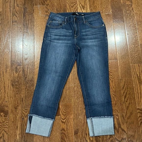 1822 Denim Pants - Taylor Cuffed Capri /Jeans